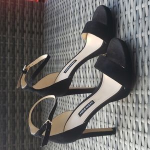 Nine West, evening sandals suede